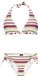 Protest Prtadmirer 24 Bikini set Dames Triangel top Matcha Green Gestreept XS