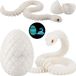 Bol 3D Geprinte Slang Speelgoed - Paas 3D Geprinte Draak Ei - Slang Eieren 3D Geprinte Dieren Speelgoed voor Kinderen Cadeau - Bureau Thuis Decor (Blanc)