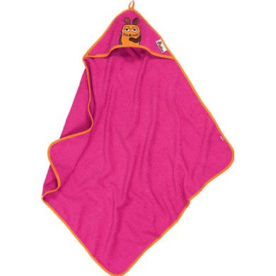 Playshoes Girls Badcape badstof Muis pink - 4010952405071