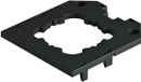 OBO Bettermann Plaque de recouvrement pour UT3, anneau de support 82,5x76x4 Polyamide graphite noir RAL 9011, 7408781