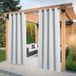 Non-branded Outdoor Curtains for Pergola - Opaque, Thermal Insulation, Cold Protection, Light Blocking, 132 x 243 cm, 2 Pieces