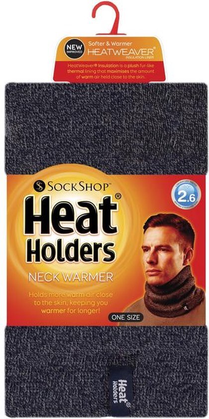 Heat Holders Mens neck warmer navy one size