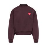 ONLY KIDS ONLY GIRL rechtvallende sweater - donkerbruin