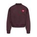ONLY KIDS ONLY GIRL rechtvallende sweater - donkerbruin