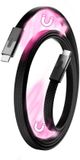 Statik MagStack Slim Pro oplaadkabel - 2m - Zwart - USB-C naar USB-C - Nylon gevlochten - 100W