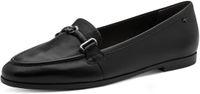 Tamaris Dames Instappers 1-24240-44 003 Zwart Leer Maat 39