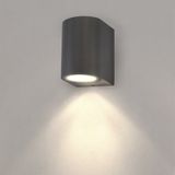 Ledvion - 2x LED Wandlamp Antraciet GU10 IP54