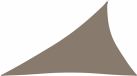vidaXL Zonnescherm Driehoekig 3x4x5 m Oxford Stof Taupe