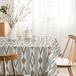 MARTINA HOME Tafelkleed van hars, eilanden, bruin, 300 x 140 cm
