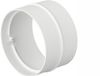 Air Roxy Serie - Ventilatiebuiskoppelstuk - 100mm - Rond - Wit