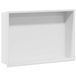 vidaXL Douche Niche Wit Roestvrij staal 45 x 30 x 9,5 cm