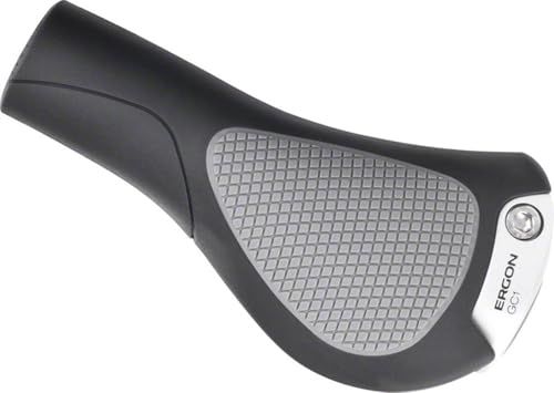 Ergon - GC1 Lock-on fietshandgrepen, regular compatibel, voor touring en MTB-fietsen, groot, zwart