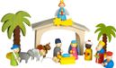 Non-branded Nativity scene Wood with play figures