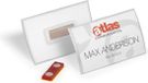 Durable Naamplaatje CLICK FOLD 90 mm x 54 mm Transparant (10 stuks)