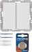 Hager Drukknop Oppervlak Dubbele usbquicklink SM Q1 Polar White