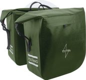 Voltano Dubbele Fietstas Rolltop Urban Green - 48 Liter - 100% Waterdicht