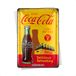 Nostalgic-Art Coca-Cola in Flessen Geel Metalen Kaart