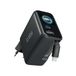 SBS Pulse Power 100W USB-C, GaN-technologie, Power Delivery (PD 3.0 PPS) | Smart Display AI, intrekbare USB-C-kabel, voeding met snel opladen, oplader voor notebook, tablet, iPhone, Android