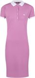 Jimmy Sanders Jurk - Knielengte - Katoenen - Korte Mouw Dames Paars - S