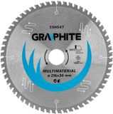 GRAPHITE GRAPHITE Tarcza - Universeel Widiowe Zaagblad - 216mm - 60 Tanden - Hoge Snijsnelheid