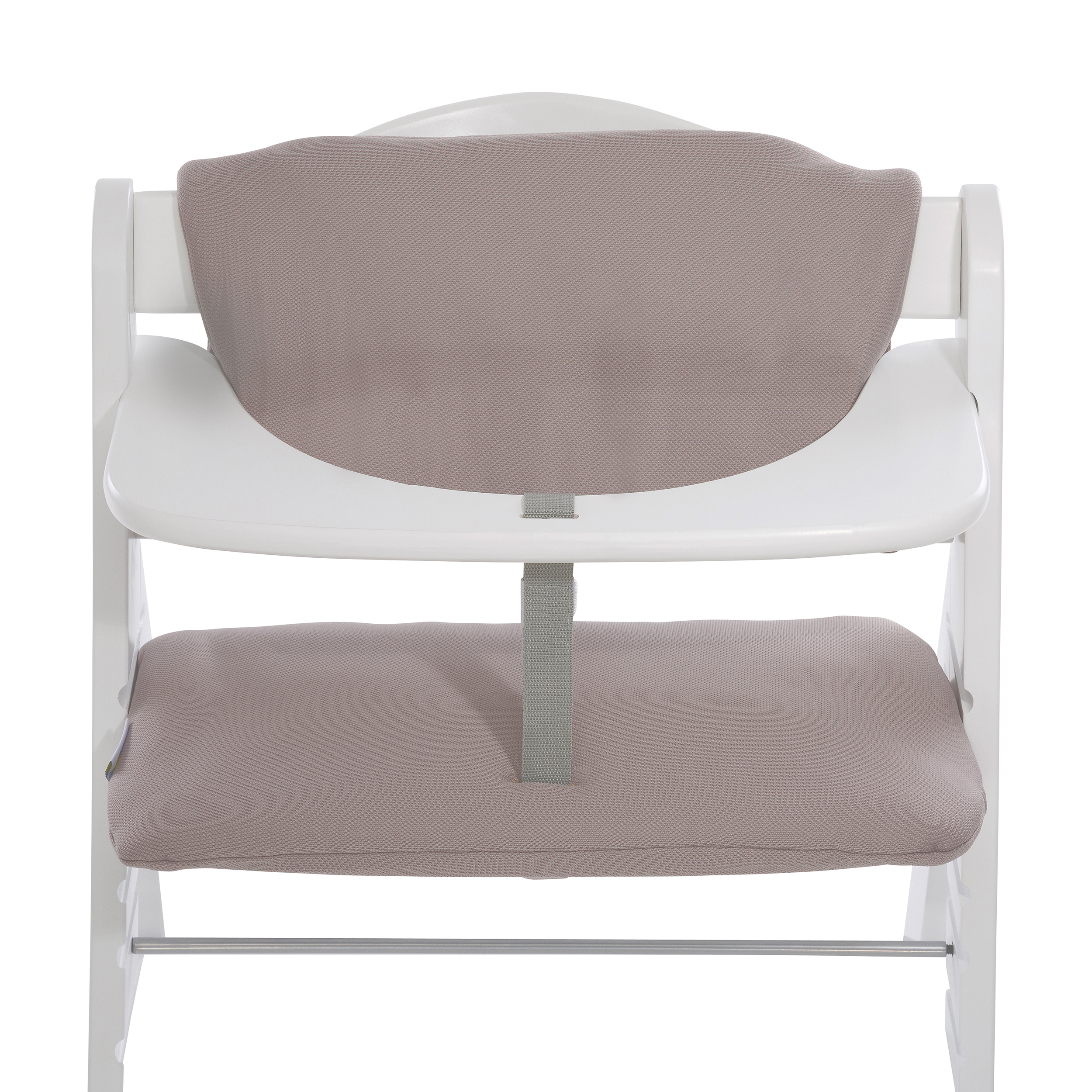 hauck 2-piece highchair pad wit, beige