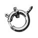 Rayher 2219121 veerringen met splitring, 9 mm ø, platina, SB-Btl 3 stuks