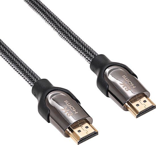 Akyga AK-HD-05S HDMI-kabel Aansluitkabel HDMI-A-stekker 0.5 m Zwart