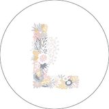 Bonateks Ronde digitaal bedrukte muismat, antislip onderkant, voor kantoor en thuis, diameter: 22 cm