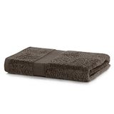 Badhanddoek DecoKing Badhanddoek 70x140 cm Bruin Katoen Bamboe Viscose Absorberend Antibacterieel Chocolade