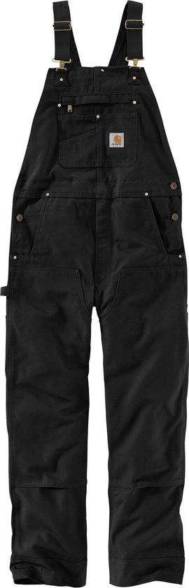 Carhartt 102776 Bib Overall - Black - W34/L32