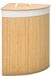 Homcom Wasmand - Bamboe - 38x38x57cm - Bois Naturel