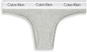 Calvin Klein Underwear Brazilian Slips Vrouwen Katoenmix Effen Heather Grey S