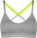 Puma - Dames - Sport Triangel Top - 3D Knit - Grijs - Maat XL