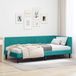 Maison Exclusive - Cadre de lit d'angle turquoise 90 x 200 cm velours