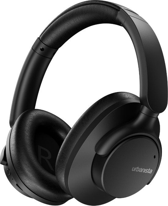 Urbanista Valencia Draadloze Koptelefoon Over-Ear – Active Noise Cancelling – 50u Batterijduur – Zwart