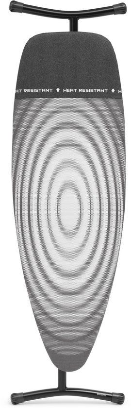 Brabantia Strijkplank D - Titan Oval - 135 x 45 cm - Met Hittebestendige Parkeerplaats