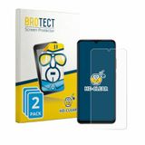 BROTECT - Screenprotector voor Lava Bold N2 - Folie Beschermfolie transparant 2 Stuks