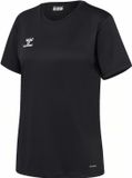Hummel Hmlessential Jersey S/S Woman Zwart Sportshirt Dames