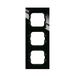 Busch-Jaeger BJ Axcent frame 1723-281, zwart, 3-voudig