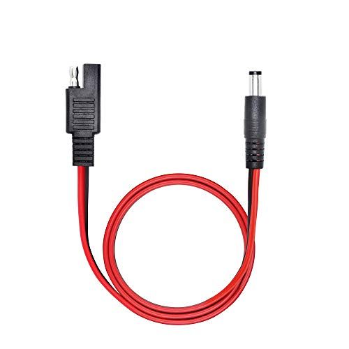 PNGKNYOCN 3.2 Voeten 18AWG SAE Plug naar DC 5.5x2.1mm Mannelijke Converter Adapter Kabel KANGPING voor Auto's, Motorfietsen, Zonnepanelen