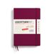 LEUCHTTURM1917 370634 Academische weekplanner 2025, medium A5, hardcover, 18-maanden-kalender, 80 g, gelinieerd, Port Red