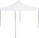Prolenta Maison Exclusive Professionele Partytent, Inklapbaar, 3 x 3 Meter, Staal, Wit