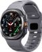By Qubix Qubix - Compatible Samsung bandje - Wave siliconen bandje - Donkergrijs - Geschikt voor Samsung Galaxy Watch Ultra / Ultra 2 - 47mm