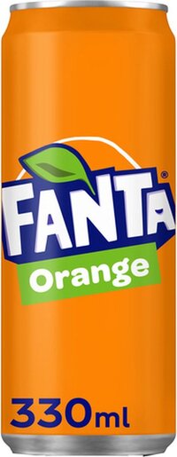 Fanta Orange Frisdrank Blik 330ml - 24 stuks