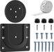 Markenlos Shenzhen Haorui Industrial Technology Co., Ltd. Dartbord-houder wandhouder voor stalen dartboards - stevig - 1 stuk - zwart - metaal