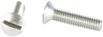 Vis à métaux inox A2 tête fraisée bombée TFB fendue M6x40 - 1 pièce