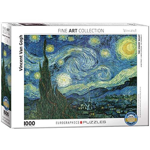 Eurographics Sterrennacht door Vincent van Gogh 1000-delige puzzel