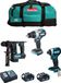 MAKITA Set MK308 (DHP486 + DTD154 + DHR171 + 2 x 5,0 Ah accu's + DC18RC lader + LXT600 opbergkoffer)
