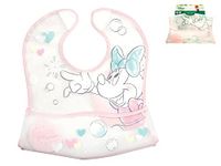 lulabi Disney Minnie Tender, slabbetjes, kunststof, 30 x 28 cm, 6 maanden, roze