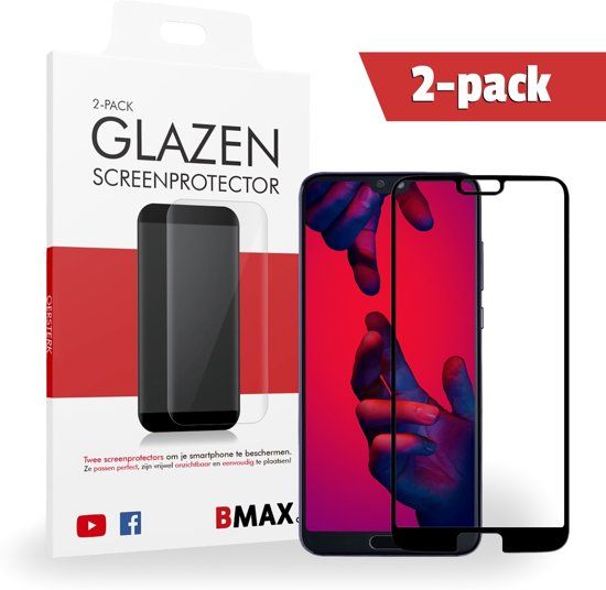 BMAX 2-pack Huawei P20 Pro Screenprotector - Tempered Glass